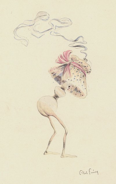 Figura, esetleg parfümös üveget ábrázol (színes litó) alkotó: Jules Abel Faivre