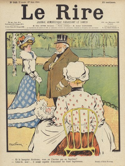 Illusztráció Le Rire alkotó: Jules Abel Faivre