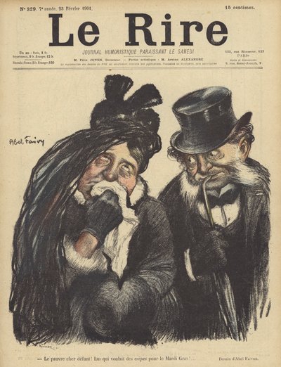 Illusztráció Le Rire alkotó: Jules Abel Faivre
