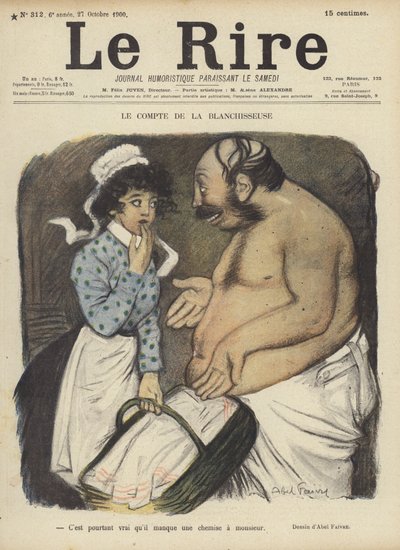 Illusztráció Le Rire alkotó: Jules Abel Faivre