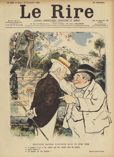 Illusztráció Le Rire alkotó: Jules Abel Faivre
