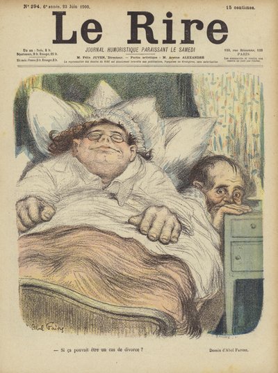 Illusztráció Le Rire alkotó: Jules Abel Faivre