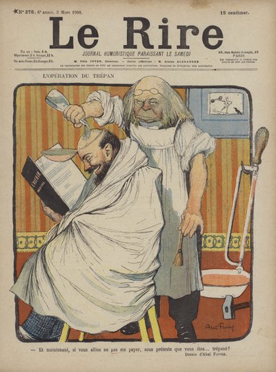 Illusztráció Le Rire alkotó: Jules Abel Faivre