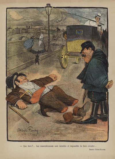 Illusztráció Le Rire alkotó: Jules Abel Faivre