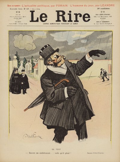 Illusztráció Le Rire alkotó: Jules Abel Faivre