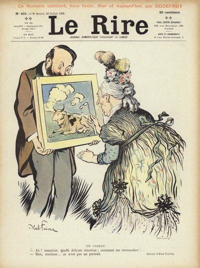 Illusztráció Le Rire alkotó: Jules Abel Faivre
