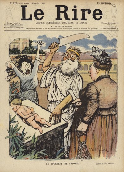 Illusztráció Le Rire alkotó: Jules Abel Faivre