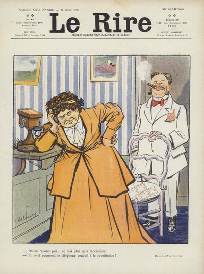 Illusztráció Le Rire alkotó: Jules Abel Faivre