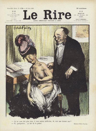 Illusztráció Le Rire alkotó: Jules Abel Faivre