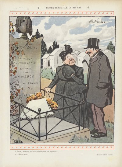 Illusztráció Le Rire alkotó: Jules Abel Faivre