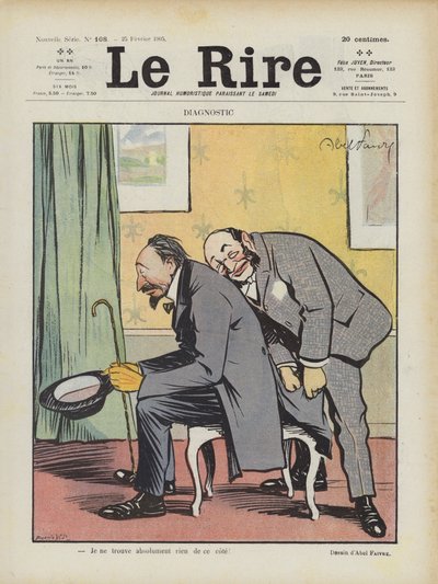 Illusztráció Le Rire alkotó: Jules Abel Faivre