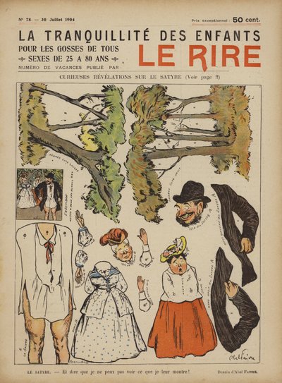 Illusztráció Le Rire alkotó: Jules Abel Faivre