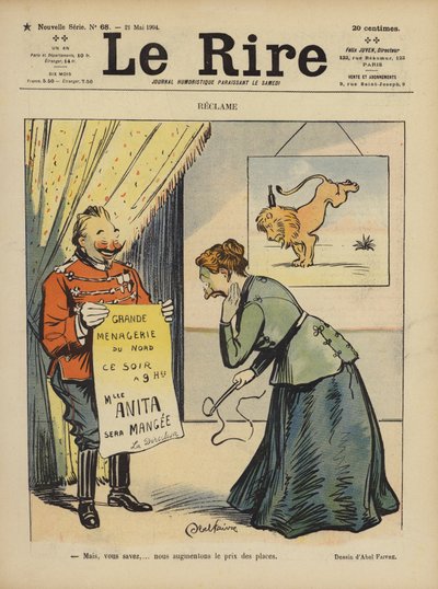 Illusztráció Le Rire alkotó: Jules Abel Faivre