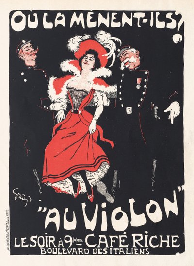 Hová vezetik a hegedűhöz, 1897. alkotó: Jules Alexandre Grün