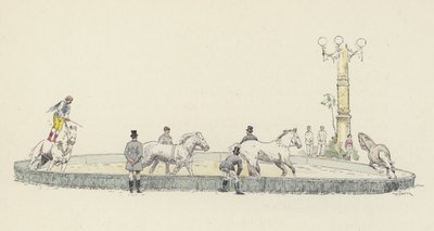 Lójáték (színes litó) alkotó: Jules Arsene (after) Garnier
