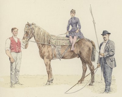 Lókiképzők (színes litho) alkotó: Jules Arsene (after) Garnier