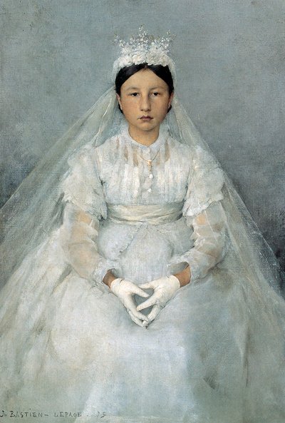 The Communicant, 1875. alkotó: Jules Bastien Lepage