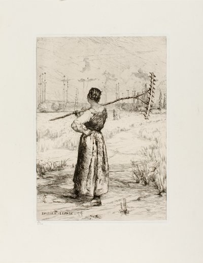 A visszatérés a mezőről alkotó: Jules Bastien Lepage