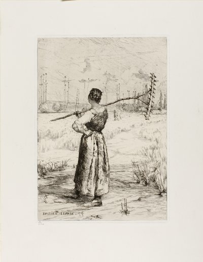 A visszatérés a mezőről, 1878 alkotó: Jules Bastien Lepage