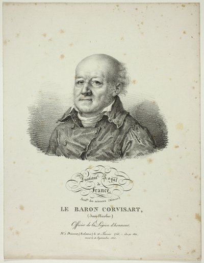 Jean-Nicolas, Corvisart báró portréja alkotó: Jules Boilly