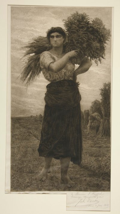 Parasztasszony alkotó: Jules Breton