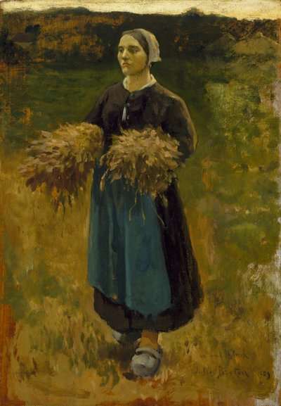 The Gleaner, 1859 alkotó: Jules Breton
