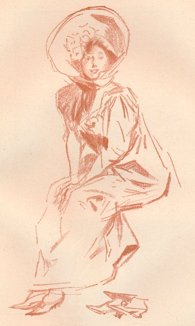 Rajz szangvinikus nyelven, c1900 1903-1904 alkotó: Jules Cheret
