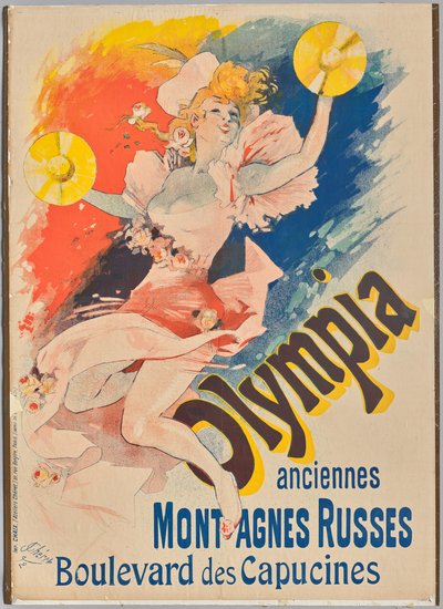 Olympia hullámvasút alkotó: Jules Cheret