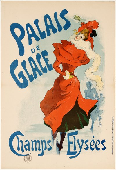 Palais de Glace Champs Elysées, Rückansicht alkotó: Jules Cheret