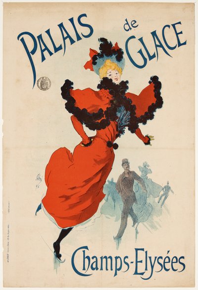 Palais de Glace Champs Elysées, Vorderansicht alkotó: Jules Cheret