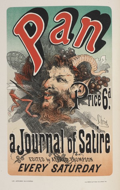 Pan, A Journal of Satire, az Illusztrált poszterekből. Munka díszített...