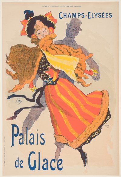 A jégpalota, Champs Elysees plakátja alkotó: Jules Cheret