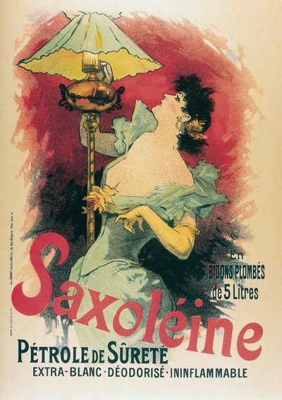 „Saxolein” 1891 (litográfia) alkotó: Jules Cheret