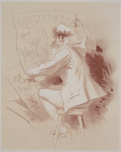 Nyári koncert, c. 1895-1900. alkotó: Jules Cheret