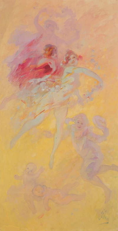Cím nélkül, 1890 körül alkotó: Jules Cheret