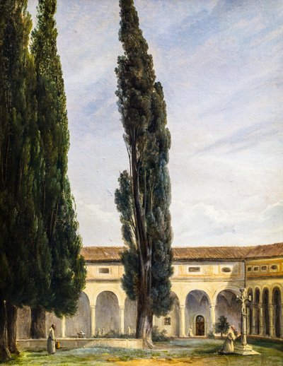A kolostor belseje alkotó: Jules Coignet