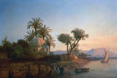 A Níluson (olaj, vászon) alkotó: Jules Coignet