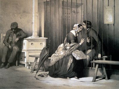 Fogoly, Jules David (1808-1892), metszet, Franciaország alkotó: Jules David