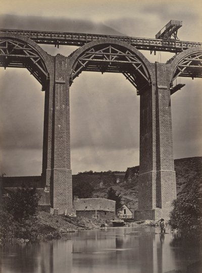 Pont-de-Buis, a Doufine-n, Franciaország, kb. 1865. alkotó: Jules Duclos