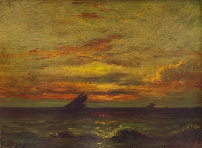 Naplemente, 1879, 1938 alkotó: Jules Dupré