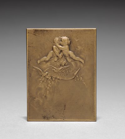 Medalion fordított. alkotó: Jules Dupré