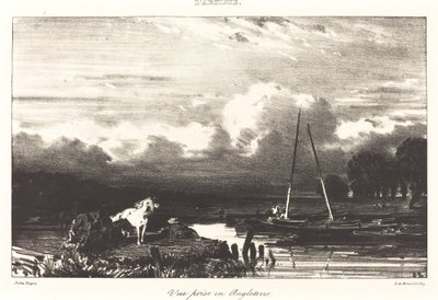 Nézet Angliában alkotó: Jules Dupré