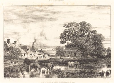 Nézet Normandiában alkotó: Jules Dupré
