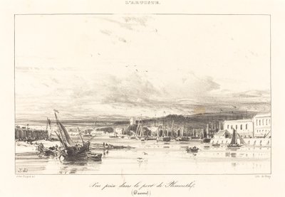 Kilátás Plymouth kikötőjében alkotó: Jules Dupré