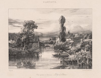 A kép Alençonban készült alkotó: Jules Dupré