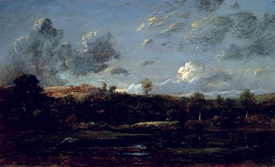 Landesben, 1841 körül (olaj, vászon) alkotó: Jules Dupré