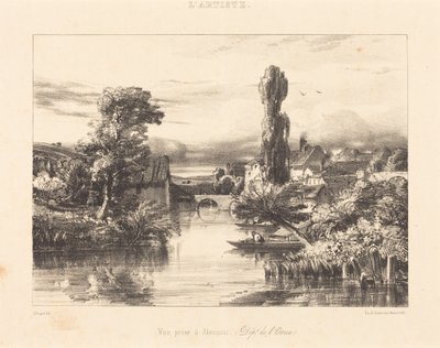 Kilátás Alençonra alkotó: Jules Dupré