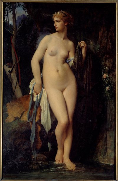 Diane festmény, Jules Elie Delaunay (1828-1891) 1872 V. 1,47x0,94 m Párizs, Muse d