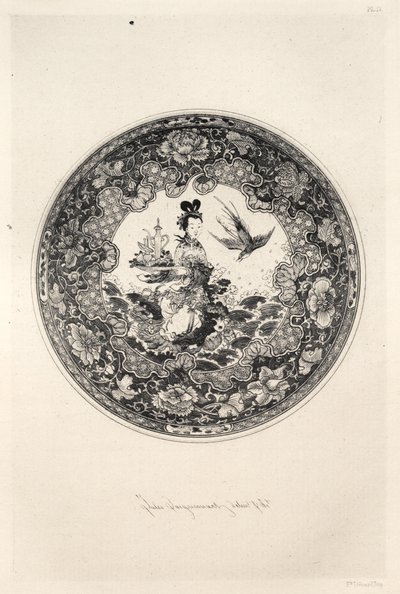 A kerámiaművészet története: A fazekasság leíró és filozófiai tanulmánya...V. tábla, 1877. alkotó: Jules Ferdinand Jacquemart