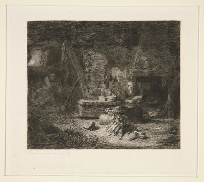 Egy holland konyha belseje alkotó: Jules Ferdinand Jacquemart